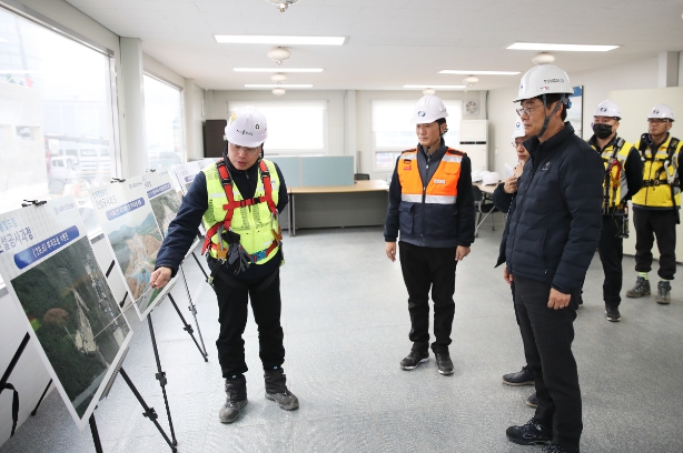 김형렬 행복청장, 행복도시 에너지공급시설 건설현장 점검