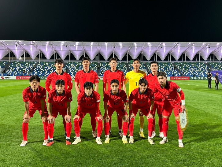 올림픽대표팀, WAFF U-23 챔피언십에서 태국에 1-0 승리