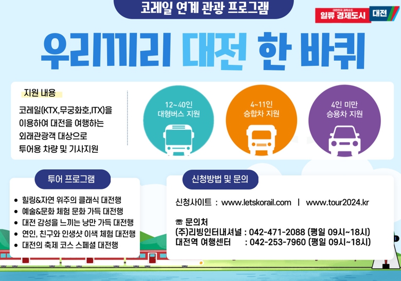 대전시-코레일, 외래관광객 지원 서비스